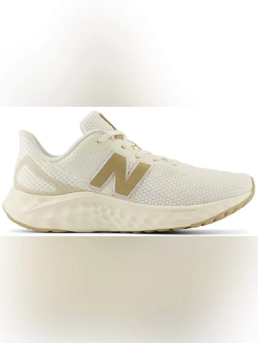 NIB New Balance Fresh Foam Arishi v4 Running Shoes Cream Womens 7